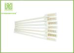 Fancy Long Bamboo Cocktail Sticks , Paddle Bamboo Skewers For Birthday Party