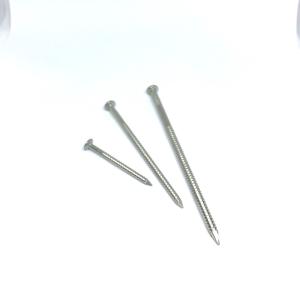 Quality Flat Head Ring Shank 304 316 Stainless Steel Annular Nails wholesale