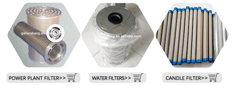 99.9% Excavator Hydraulic Oil Filter Cartridge 8*8*10CM