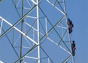 Quality Power Steel Transmission Tower , 5 - 190 KM / H Wind Pressure High Tension Electrical Towers wholesale