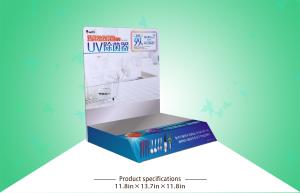 Quality Bespoke PP Lamination Cardboard Countertop Display For UV Sterilizer wholesale