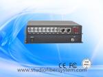 8CH Telephone Fiber Media Converter with 2ch 100M ethernet for armed police