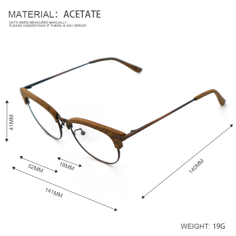 Affordable Artisanal Retro Acetate Optical Glasses Frames MR 9031