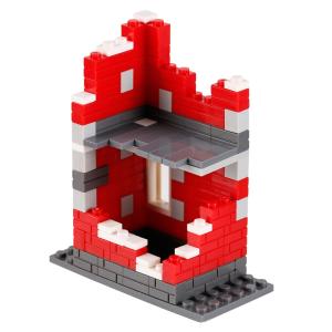 Quality WW2 military war house model city construction ruins bricks building blocks wholesale