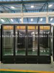 Four Glass Door Upright Display Freezer Comercial Refrigeration Equipment