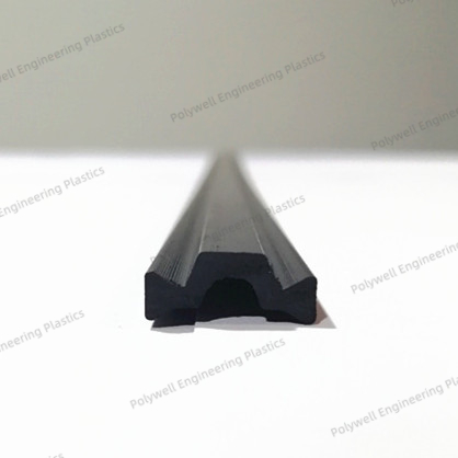 C Shape 14.8mm Plastic Extrusion Polyamide 66 Thermal Barrier Material in Aluminum