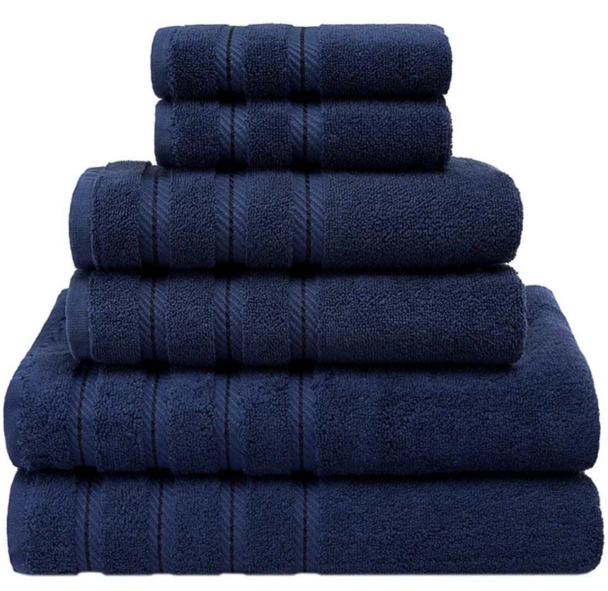 Highly Absorbent and Soft Knitted Cotton Towels 3pcs Set for Your Bathroom Needs