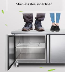 Quality 400L Glass Door 1200mm Commercial Bench Display Fridge Microelectronics CPU Control wholesale