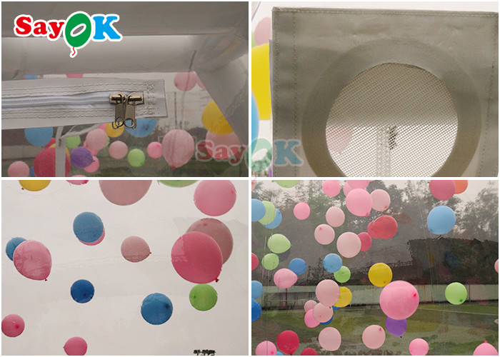 Kids Bubble Bouncy Inflatable Air Tent Balloon Clear Domes Tent