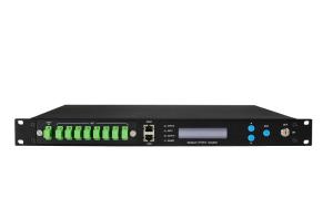 Quality Black ISO14001 OEM EDFA Erbium Doped Fiber Amplifier 8*17dB wholesale