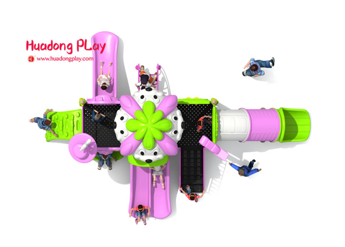 Disneyland Series Outdoor Playground Slides , Plastic Children's Outdoor Playground Equipment