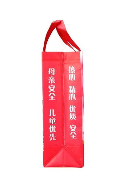 eco custom promotion laminated Low Price reusable non woven tote shopping bag