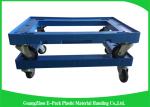 Collapsible Heavy Duty Dolly , Moving Equipment Dolly Plastic Frame With PU