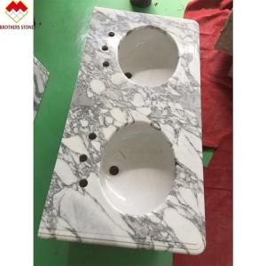 Quality Statuario Venato Marble Italy White Marble Arabescato Marble Stone for Vanity Top wholesale