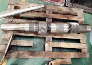 Quality SAE 4340 Steel Doubel Helical Gear Shaft 8 Module Helical Pinion Shaft wholesale