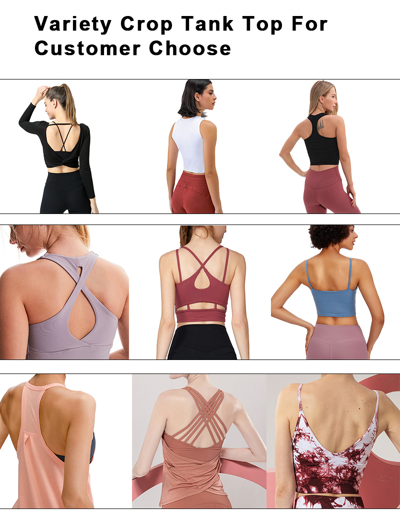 Plus Size Longline Sports Tops Ladies , Knitted Supportive Longline Sports Bra