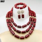 2023 Elegant African Beads Jewelry Sets Senegal/ghana Wedding Handmade Jewelry