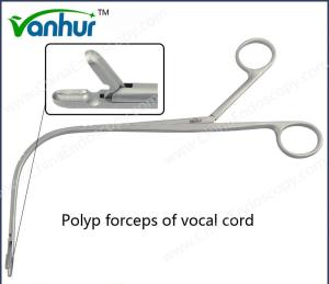 Quality Steel Throat Instruments Polyp Forceps Of Vocal Cord For Professional Polyp Extraction wholesale