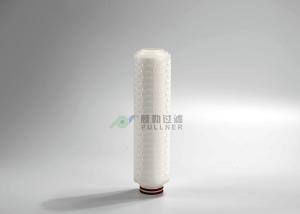Quality 0.1um 0.22um 0.45um PVDF Membrane Filters , PVDF Pleated Filter Cartridge 10 Inch wholesale