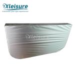 Vinyl Retractable Swim Spa Covers Safe Floating Hot Tub Cover Light Brown