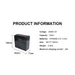 Customized 12V Lithium Iron Phosphate Battery Chargeable 50Ah Lifepo4 Battery