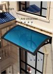 Wall Mounted Window Canopy with Temperature Variance Resistance and Aluminum