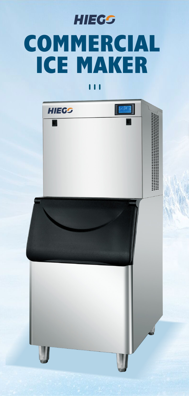 Professional Automatic Ice Machine CE 300kg Big Ice Cube Machine