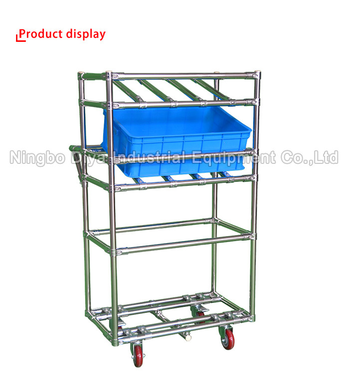Low Power Consumption Stainless Steel Storage Trolley With Customized Color
