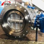 Stainless Steel CF8 Turbine Large Diameter Butterfly Valves