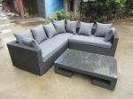 outdoor rattan sofa set