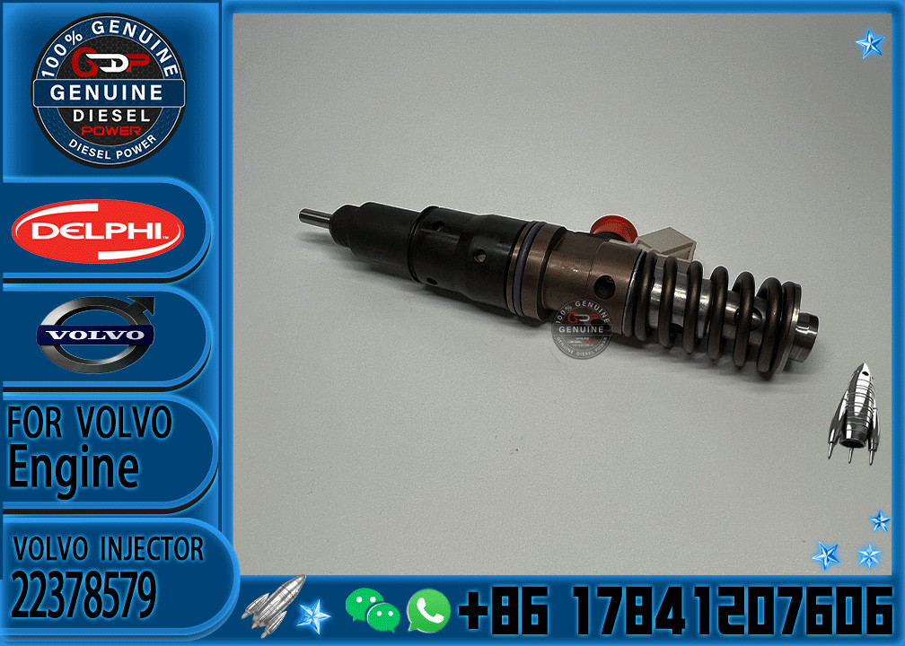 22378579 Diesel Engine Common Rail Fuel Injector BEBE1R18001 VOE22378579 for MY 2017 HDE13 TC HDE13 VGT