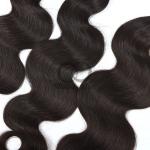 Natural Black Body Wave Remy Human Hair Bundles Sew In Weave Bundles Brazilian