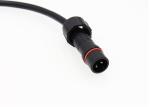 2 core male and female waterproof M15 led connector assembly with cable