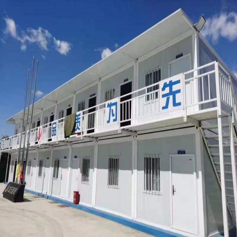 Steel Structure 2 Floor Prefab Container House for Luxurious Restaurant and Office