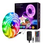 DIY 50 Feet LED Strip Lights , SMD5050 Smart Bluetooth LED Strip Lights