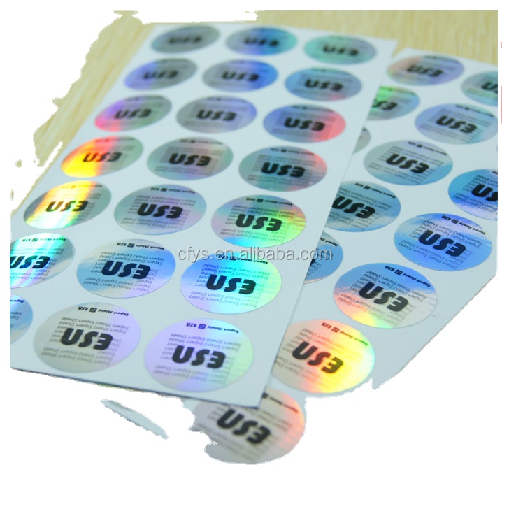 Anti Counterfeit Adhesive Sticker Label Anti Radar For Product Labeling And Protection