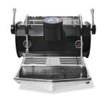 6.0L Double Boiler Latte Coffee Maker with 3 Powder Bowls and 58mm Solid Wood