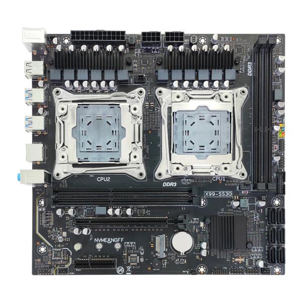 X99-SS30 V1.0 X99 Dual processor LGA2011-3 Motherboard Support Intel Core I7