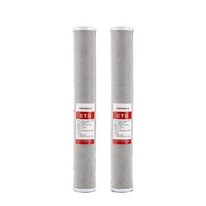 Quality 20in*2.5 Carbon Activated CTO Filter Cartridge for Household Water Filtration System wholesale