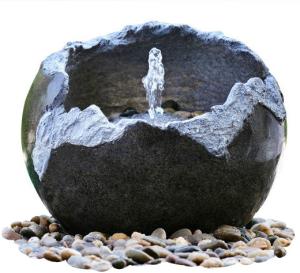 Quality Polised Finishing Modern Garden Fountains / Small Outdoor Fountains With Lights wholesale