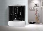 Black Profiles Enclosed Bath Shower Unit , Complete Shower Stall Kits