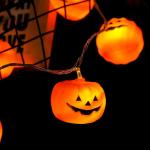 Halloween String Lights LED Pumpkin Holiday for Outdoor Decor 8 Modes Fairy