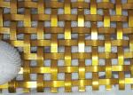 Stainless Steel 2.5mm Decorative Woven Wire Mesh Panels For Cabinet
