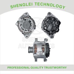 Quality Claw - Pole Brushless Hyundai Car Alternator , 12V 110A Aluminum Engine Generator wholesale