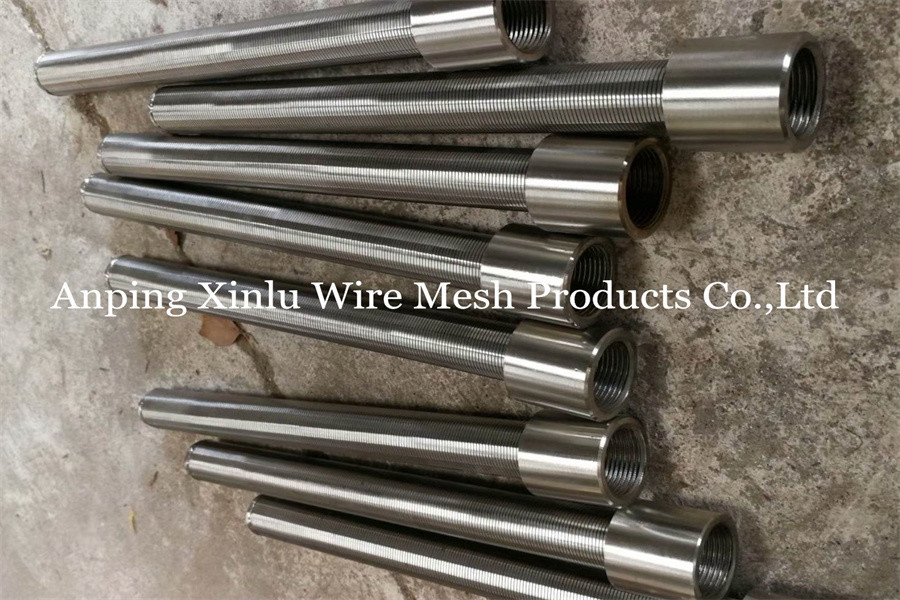 304 Stainless Steel Wedge Wire Sand Control Cylinder Screen Slot 40 60 80