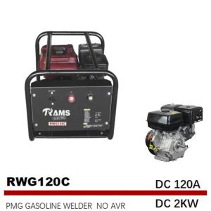 Quality 120A 170F Petrol Engine Driven Welders Medium Frequency PMG Type C wholesale