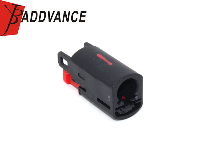TE 2307206-1 1 Pin Female PBT GF30 Auto Wire Harness Connectors Black