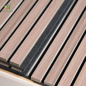 Quality Waterproof Fireproof Interior Wall Decoration Oak Wall Panels Eco-Friendly Acoustic Slat Wall Panel wholesale