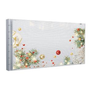 Quality P4 Adhesive Transparent LED Display Modern Advertising Solution For Shopping Mall wholesale
