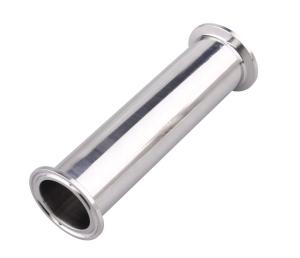 Quality 6&quot; Length Sanitary Spool Tube with Clamp Ends Stainless Steel 304 Seamless Round Tubing wholesale